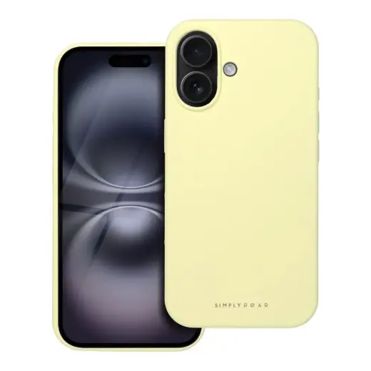 ROAR CLOUD SKIN phone case for iPhone 16 yellow