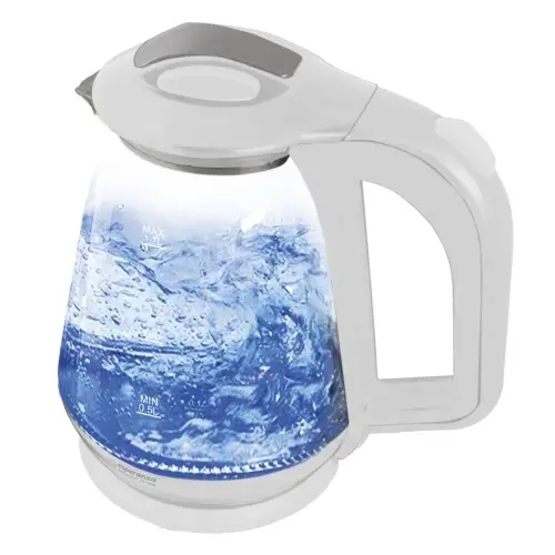ESPERANZA EKK024W TĒJKANNA 1.7L 1500W KORPUSS NO RŪDĪTA STIKLA, BALTS
