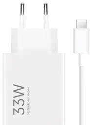 Xiaomi MDY-16-EF travel charger | 33W | USB-A, USB-C | with USB-C cable | white