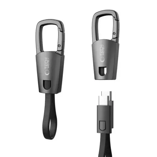 Tech-Protect Ultraboost DNA data transfer and charging cable | USB-C | 60W | 0.17m | gray