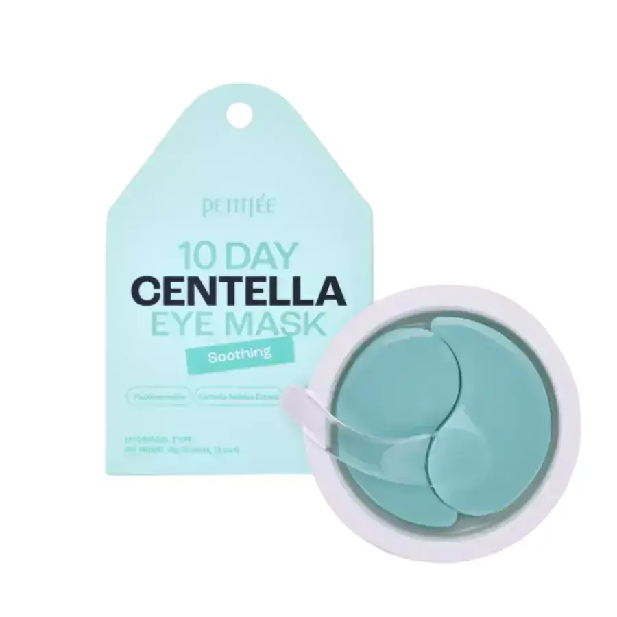 Petitfee, 10 Day Centella, Hydrating & Soothing, Day & Night, Eye Patch, 20 pcs