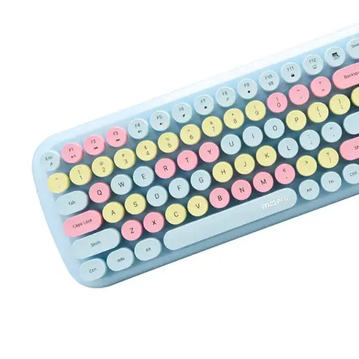 Wireless keyboard + mouse set MOFII Candy XR 2.4G (Blue)