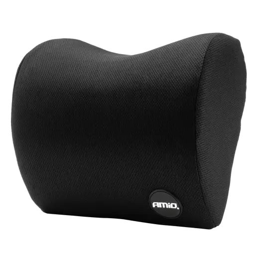 Car seat headrest with MEMORY foam Black CSH-04 AMIO-02960