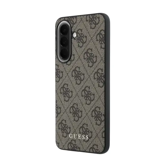 Guess 4G Charm phone case for Samsung Galaxy A57 (A576) brown