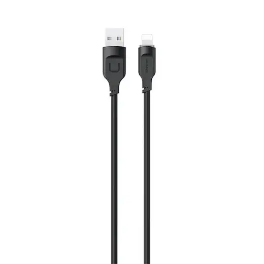 USAMS Lithe Series SJ565USB01 провод для передачи данных и зарядки | USB-A на Lightning | 12W | 1.2m | черный