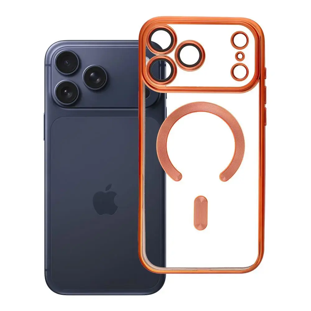 Electro Mag Cover maciņš ar MagSafe atbalstu telefonam iPhone 17 Pro Max oranžs