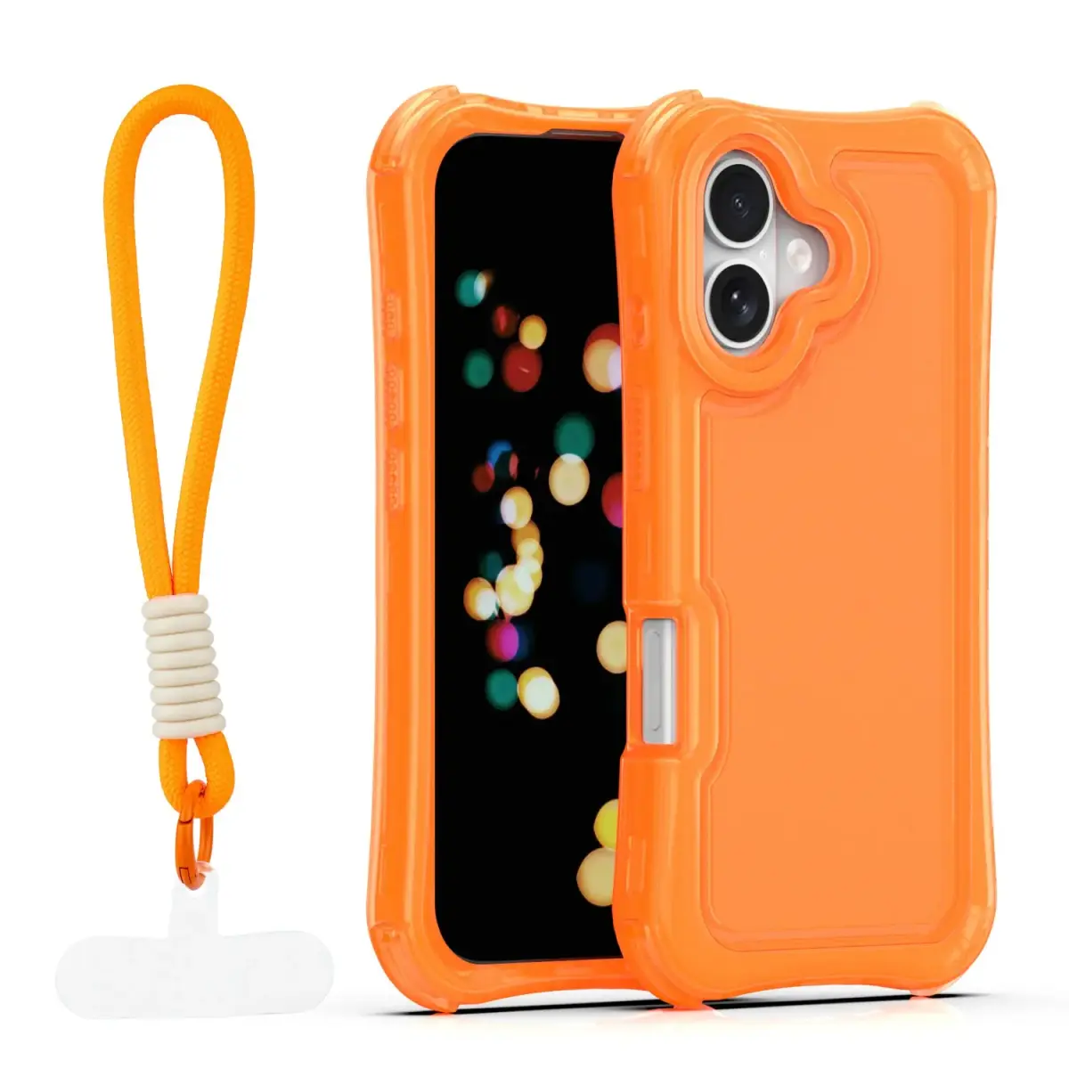 Safepop maciņš ar siksniņu telefonam iPhone 17 oranžs