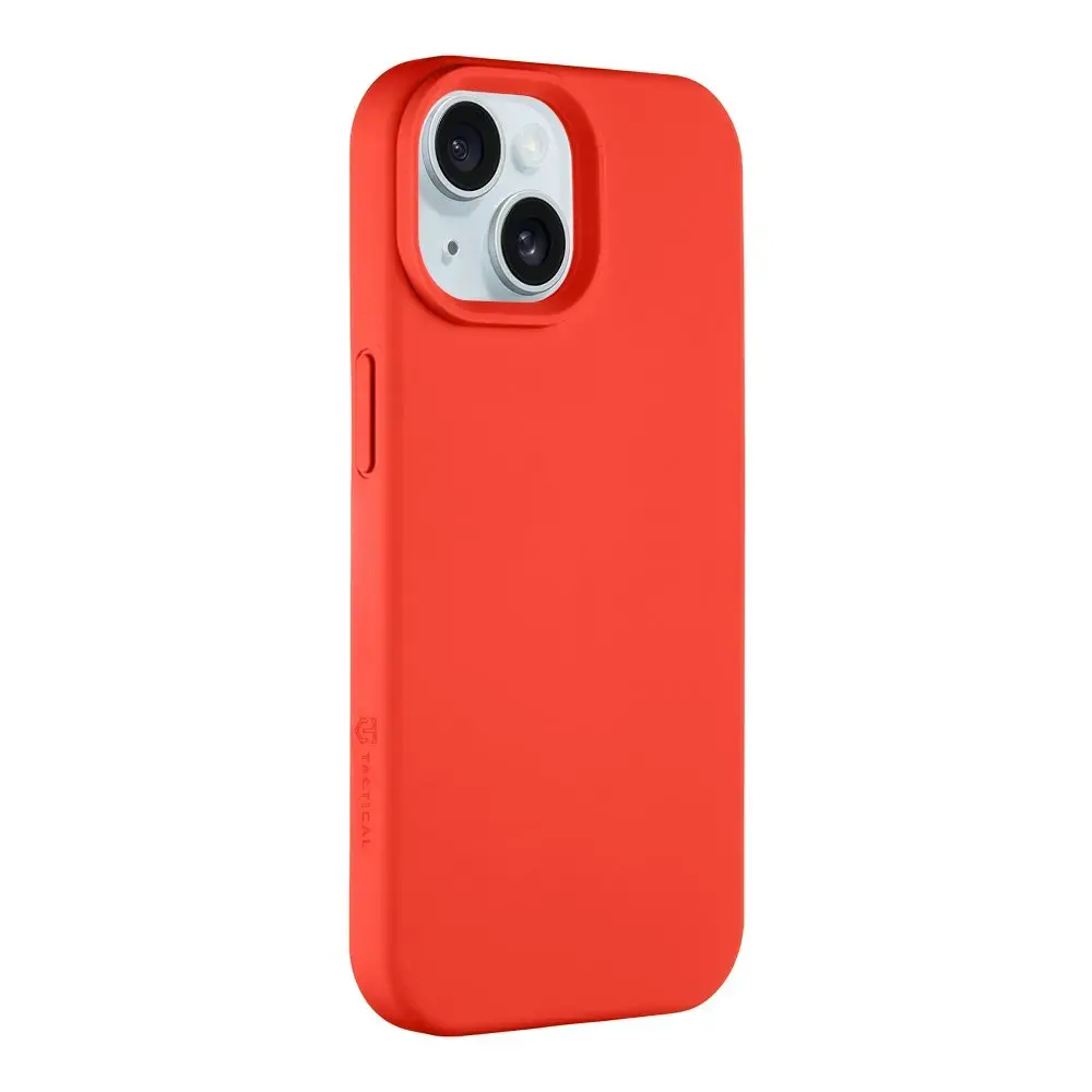 Tactical Velvet Smoothie Cover for Apple iPhone 15 Chilli