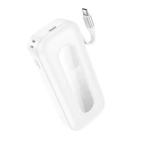 Borofone Power Bank 10000mAh BJ74 Hermoso - Type C - QC 3.0 PD 20W with Type C cable white