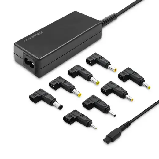 Qoltec Universal power adapter for laptop 45W | Automatic | MultiPlug | 8 plugs | +power cable