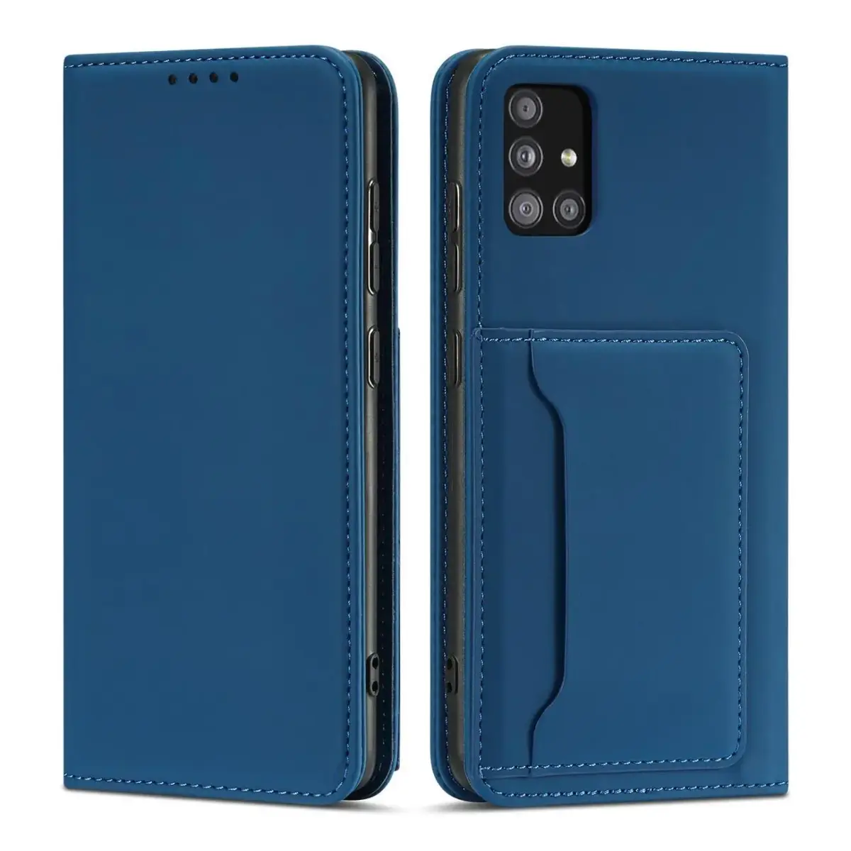 Magnet Card Case Case For Samsung Galaxy A13 5G Pouch Wallet Card Holder Blue