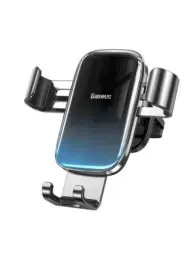 Baseus Glaze gravitational car holder for ventilation grid, aluminum (black)