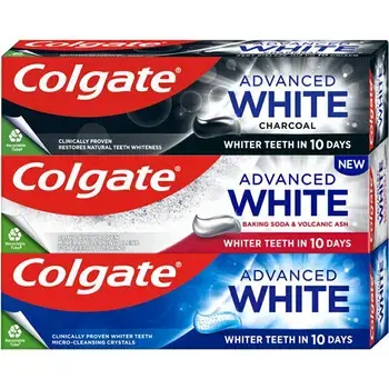 COLGATE Advanced Mix Trio Set - Set of 3 Whitening Toothpastes 75ml