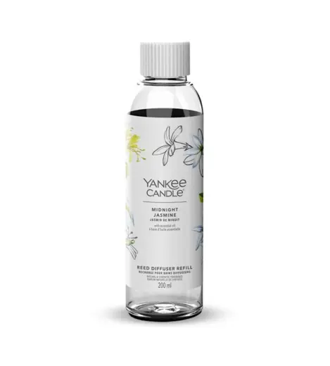Yankee Candle Midnight Jasmine signature fragrance diffuser refill 200 ml