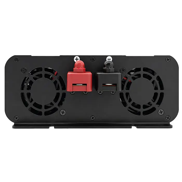 Qoltec MS Wave Voltage Converter | 12V to 230V | 2500/5000W | USB | Compatible with LiFePO4, GEL and AGM batteries