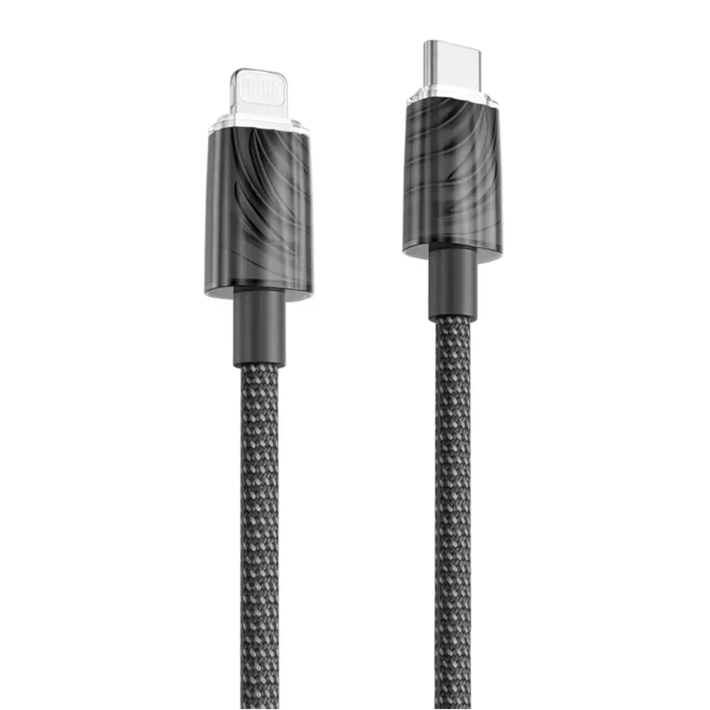 Proove Spectral data transfer and charging cable | USB-C to Lightning | 15W | 1m | black