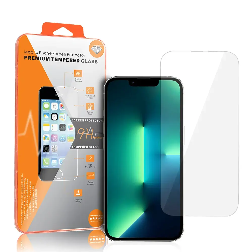 Ekrāna aizsargstikls telefonam iPhone 16 oranžs