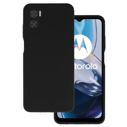 Silicone Lite Case for Motorola Moto E22/E22i black