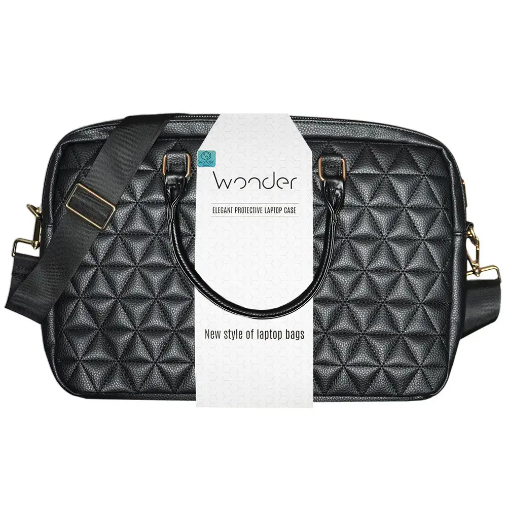 Wonder Briefcase Laptop 17 inches pico quilted black (damaged packaging)