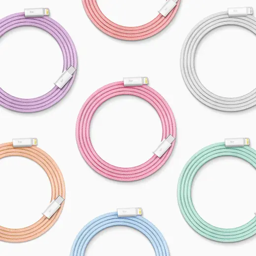 Baseus Dynamic Series datu pārraides un uzlādes vads | USB-C uz Lightning | 20W | 1m | violets