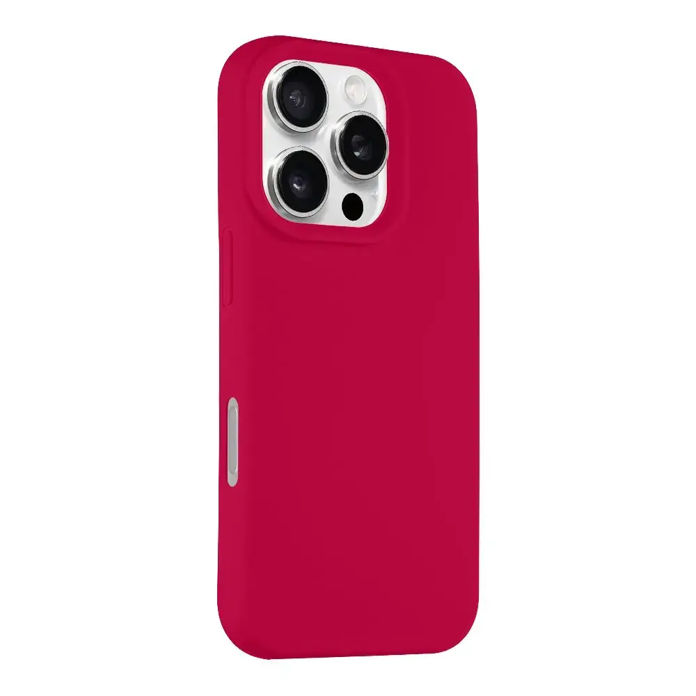 Tactical Velvet Smoothie Cover for Apple iPhone 16 Pro Sangria
