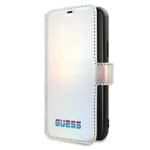 Guess GUFLBKN61BLD iPhone 11 6,1" | Xr srebrny|silver book Iridescent
