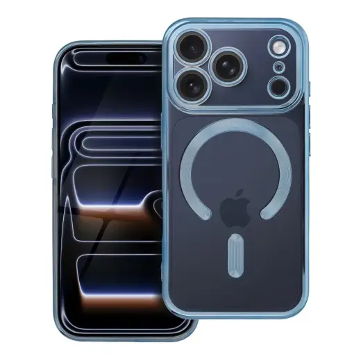 Electro Mag maciņš ar MagSafe atbalstu telefonam iPhone 17 Pro zils