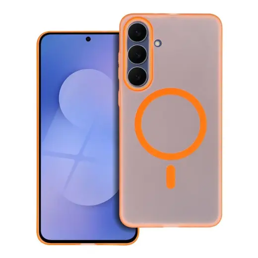 Case GO ORANGE compatible with MagSafe for SAMSUNG A26 cosmic orange