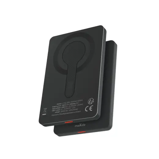 Maxlife MXPB-05 ārējais akumulators (powerbank) | 5000 mAh | 20W | USB-C, MagSafe | melns