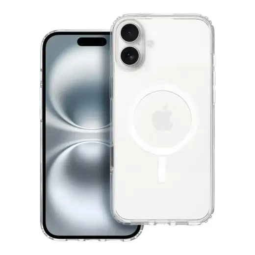 Clear Elite Mag telefoni ümbris MagSafe toega iPhone 17 Air läbipaistev