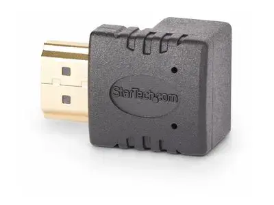 StarTech.com Down Angle HDMI 2.0 Adapter, 90-Degree HDMI Port Saver, M|F - HDMI adapter