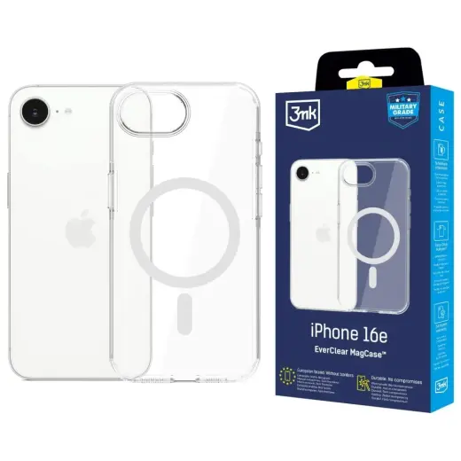 3MK EverClear MagCase for Apple iPhone 16e