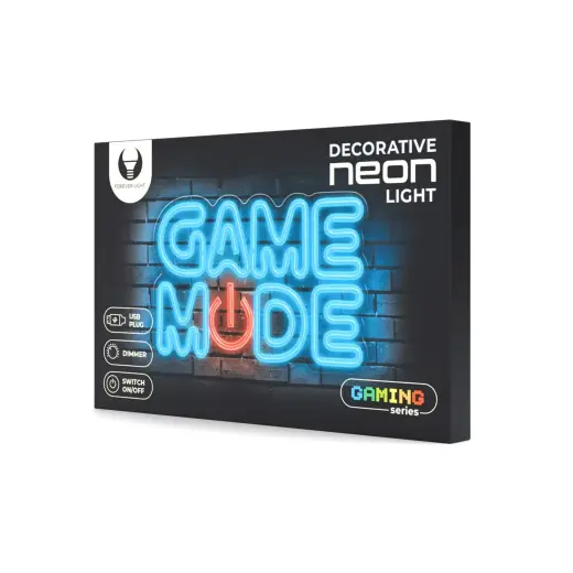 Forever Light Neon PLEXI LED GAME MODE blue red FPNE38