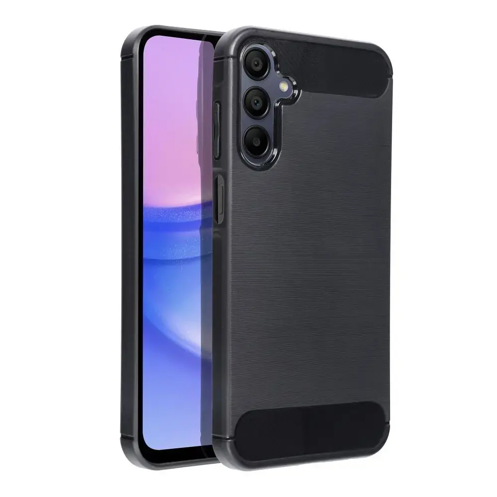 Carbon telefono dėklas Samsung Galaxy A15 4G | A15 5G juodas