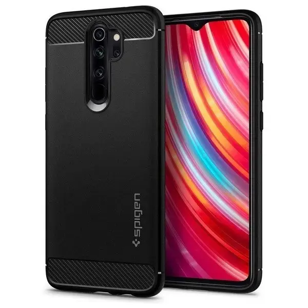 Spigen Rugged Armor Redmi Note 8 Pro czarny|black ACS00268
