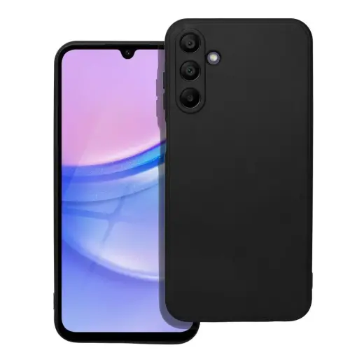 Soft telefono dėklas Samsung Galaxy A15 5G | A15 4G juodas