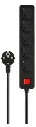 Pagarinātājs Savio Schuko Power Strip 5 sockets 5m