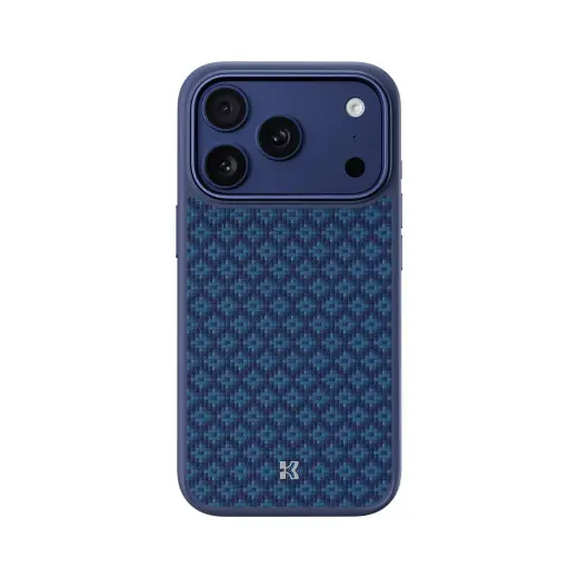 Benks Magnetic Armor Pro Armor Grid Kevlar maciņš ar MagSafe atbalstu telefonam iPhone 17 Pro zils