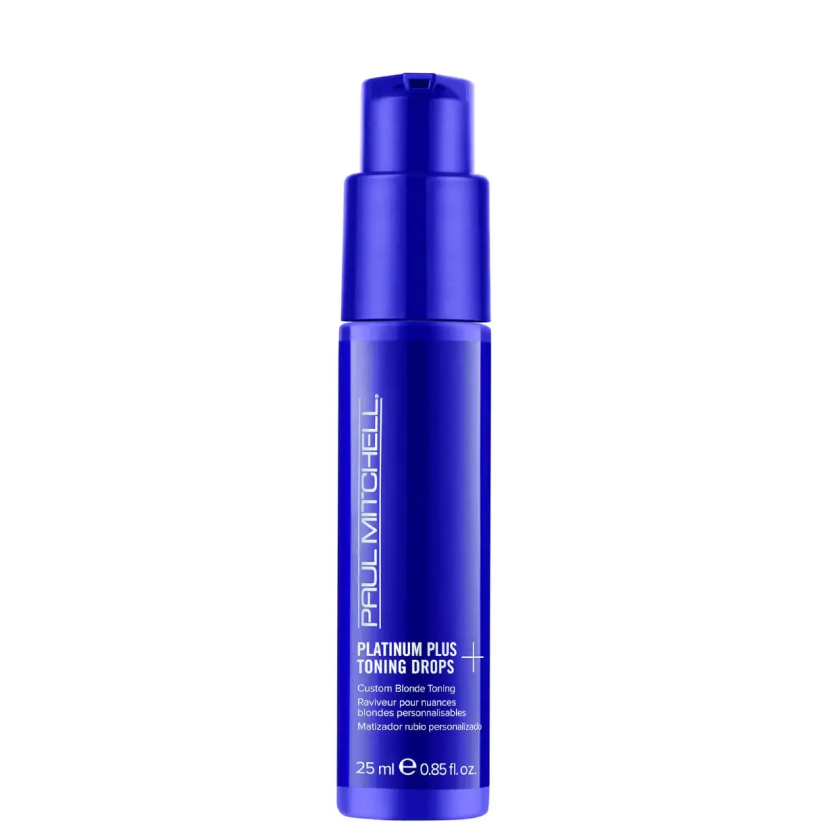 Paul Mitchell Platinum Plus Purple Toning Drops  Custom Blonde Toning  for Medium to Dark Blonde and Highlighted Hair  0.85 Fl. Oz