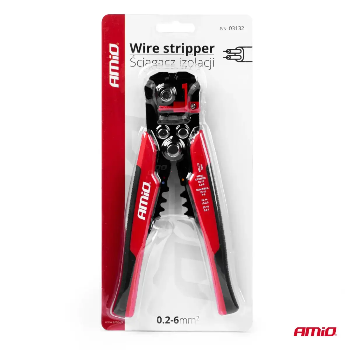 Multifunctional wire stripper 0,2-6mm