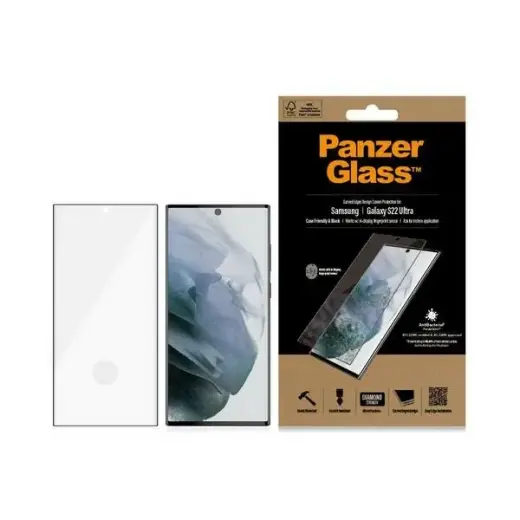 PanzerGlass Ultra-Wide Fit Fingerprint tempered glass for phone Samsung Galaxy S22 Ultra 5G