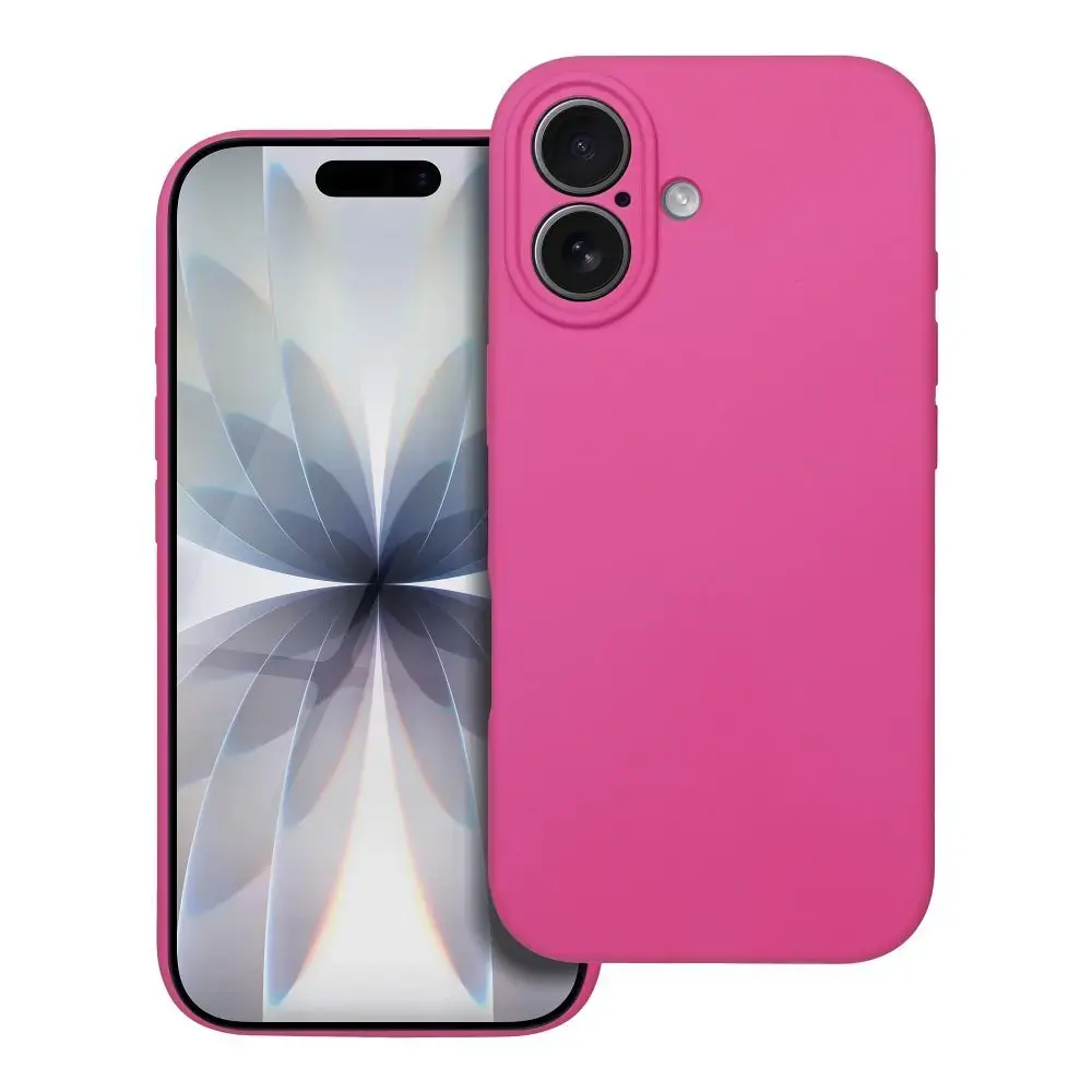 Silicone 2mm maciņš telefonam iPhone 17 rozā