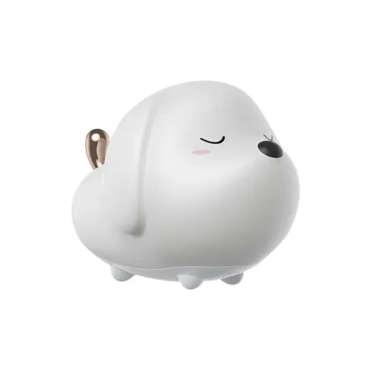 Baseus silicone night LED light lamp 3 lighting modes cute doggie white (DGAM-B02)