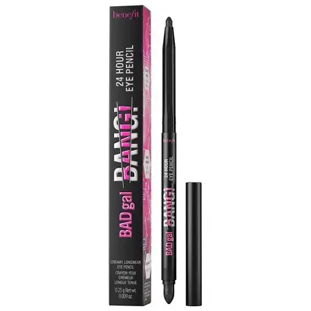 Benefit Cosmetics Badgal Bang 24 Hour Eye Pencil, Pitch Black, Size 0.25 G Net Wt. 0.009 Oz