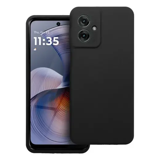 Case SILICONE 2mm for MOTOROLA G55 5G black