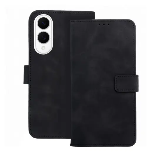 TENDER knyginio tipo telefono dėklas Samsung Galaxy S25 Edge (S937) juodas