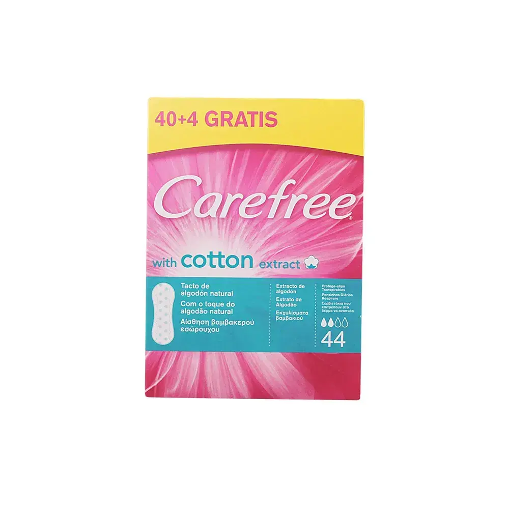 Carefree With Cotton Extract Pantyliners 44 Units