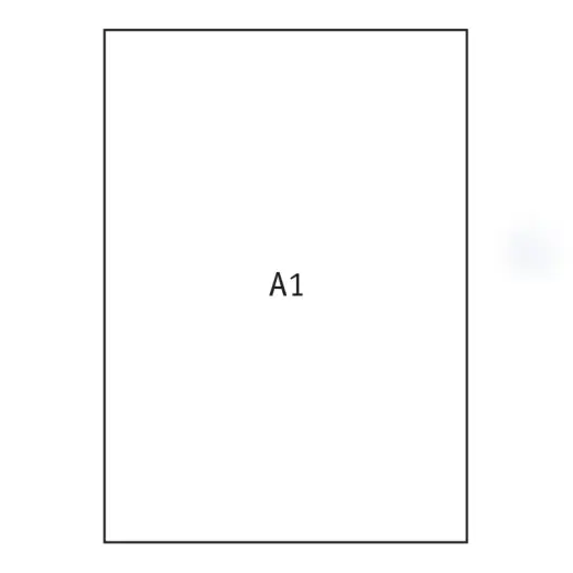 Papīrs rasēšanai Kreska A1 formāts, ar izmēru 605x860 mm, 170 g/m2, 20 gab./iepak.