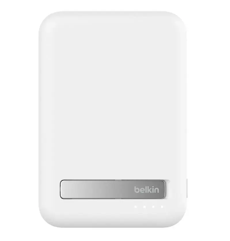 Powerbank with stand 8000mAh Qi2 MagSafe white