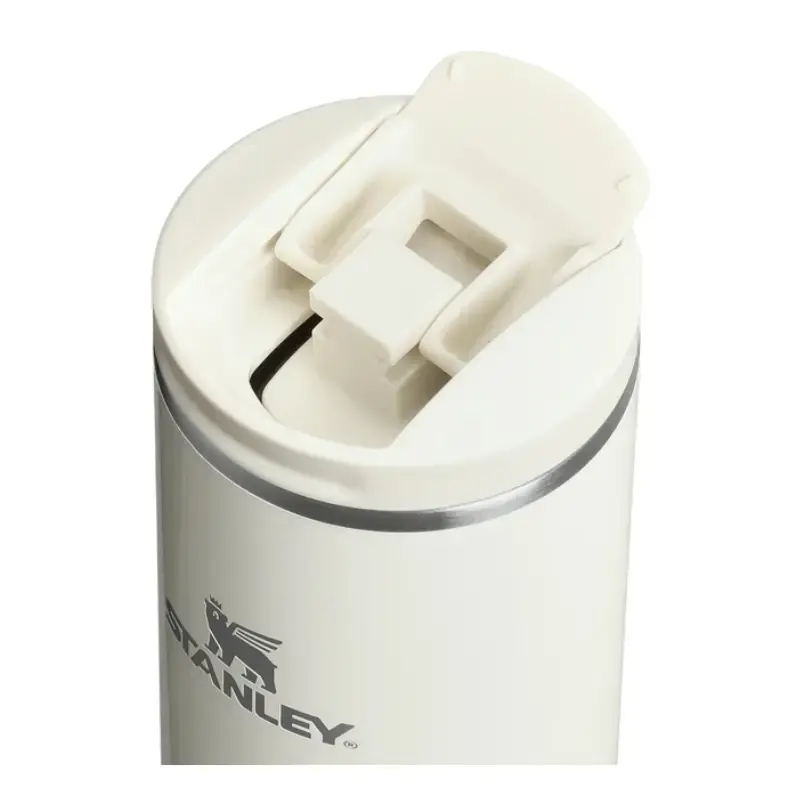 Termokrūze The Transit Fliptop Mug 0,47L glancētā krēmkrāsā